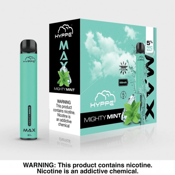 Hyppe Max Disposable Vape (5%, 1500 Puffs)