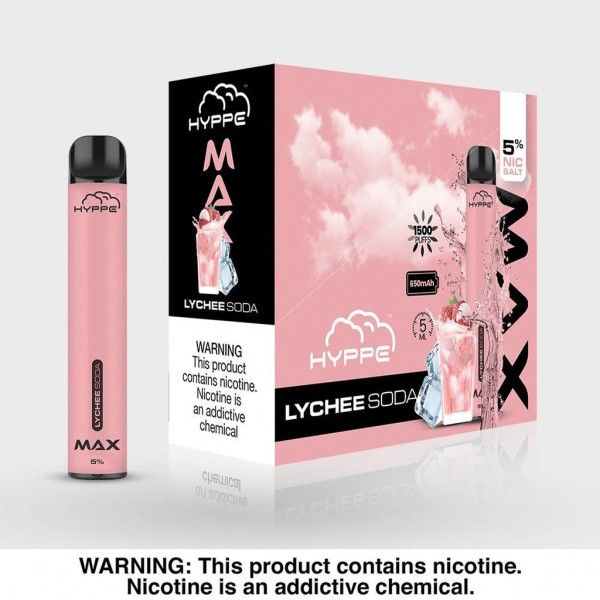 Hyppe Max Disposable Vape (5%, 1500 Puffs)