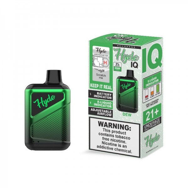 Hyde IQ Recharge Disposable Vape (5%, 5000 Puffs)