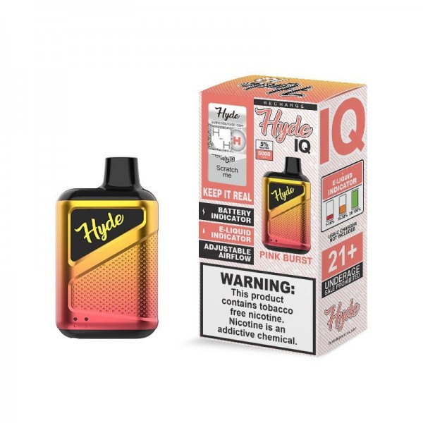 Hyde IQ Recharge Disposable Vape (5%, 5000 Puffs)