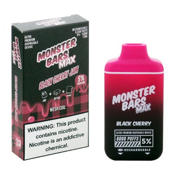 Monster Bar MAX Disposable Vape (5%, 12mL)