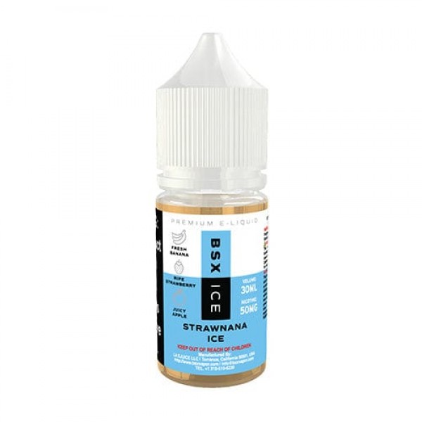 GLAS BSX Strawnana Ice 30ml Nic Salt Vape Juice