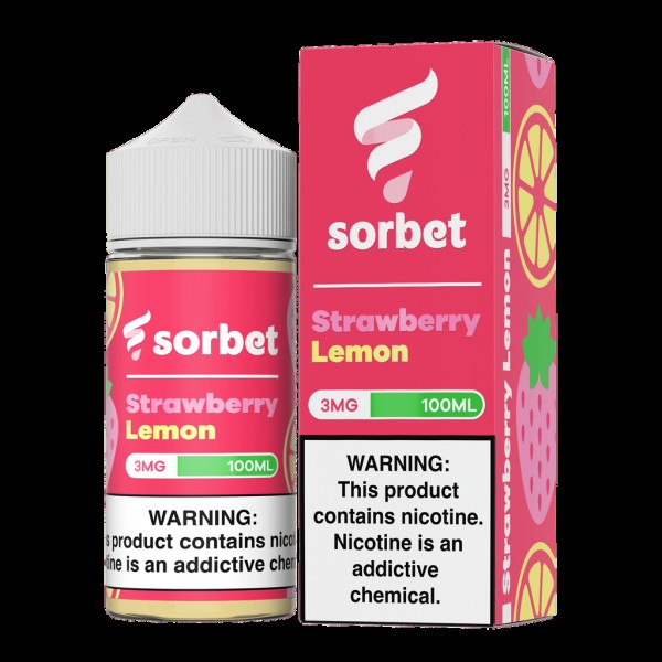 Sorbet Strawberry Lemon 100ml Vape Juice