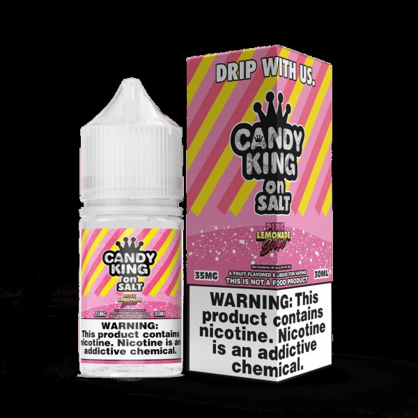 Candy King Pink Lemonade Strips 30ml Nic Salt Vape Juice