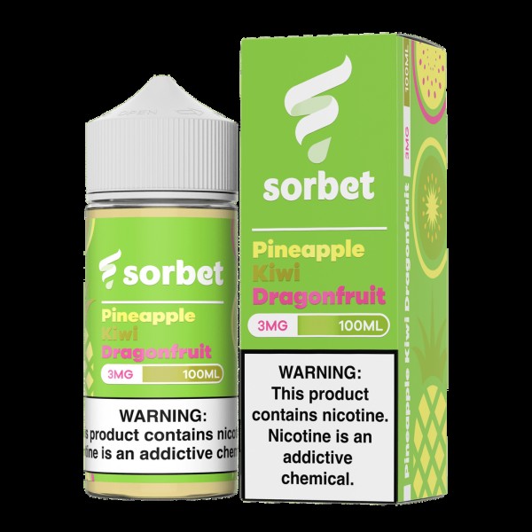 Sorbet Pineapple Kiwi Dragon Fruit 100ml Vape Juice