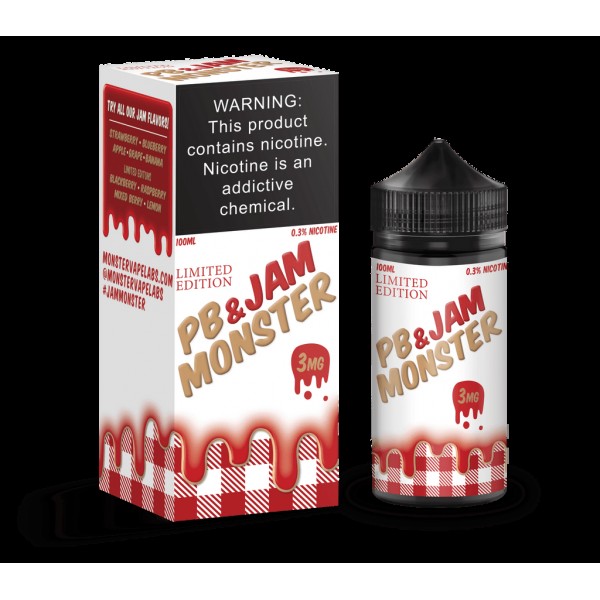 Jam Monster Strawberry PB&J 100ml Vape Juice