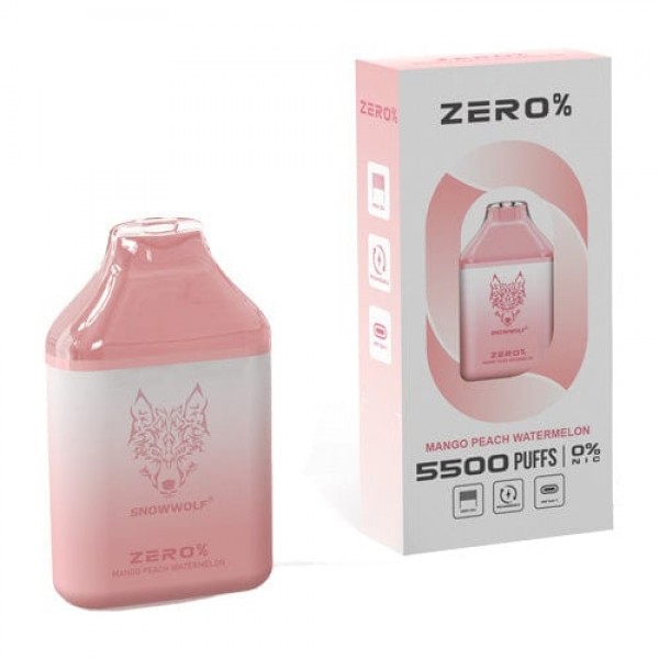 Snowwolf ZERO Disposable Vape (0%, 5500 Puffs)