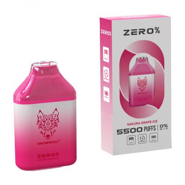 Snowwolf ZERO Disposable Vape (0%, 5500 Puffs)