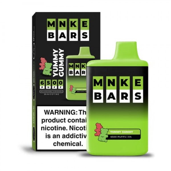 MNKE Bars Disposable Vape (5%, 6500 Puffs)