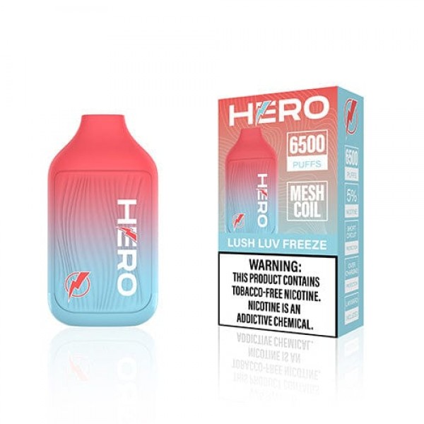 Hero 6500 Disposable Vape (5%, 6500 Puffs)