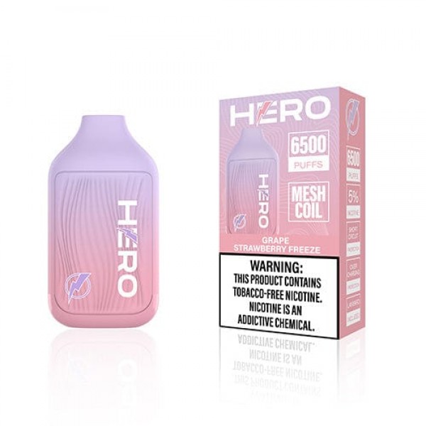 Hero 6500 Disposable Vape (5%, 6500 Puffs)