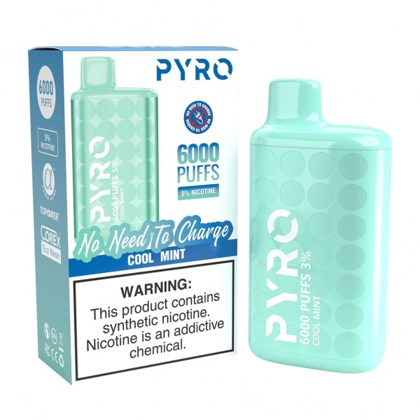 Pyro Tech 6000 Disposable Vape (5%, 6000 Puffs)