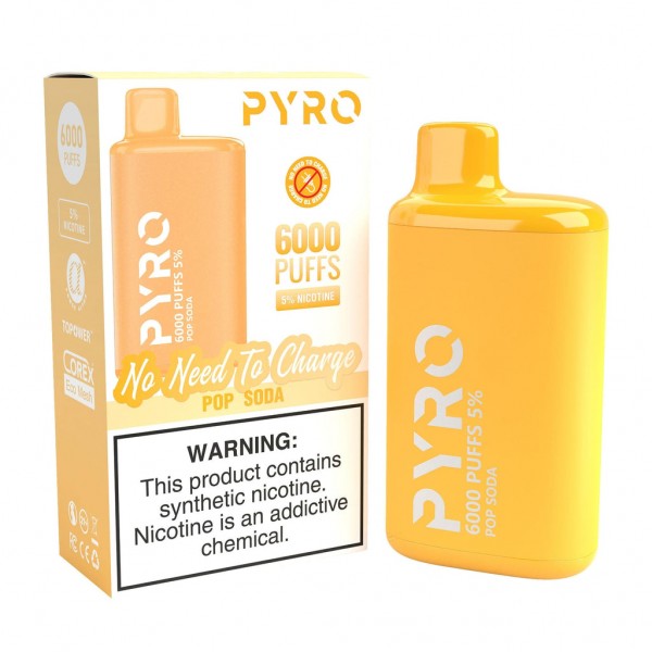 Pyro Tech 6000 Disposable Vape (5%, 6000 Puffs)