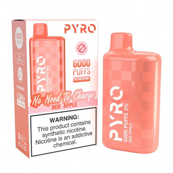 Pyro Tech 6000 Disposable Vape (5%, 6000 Puffs)