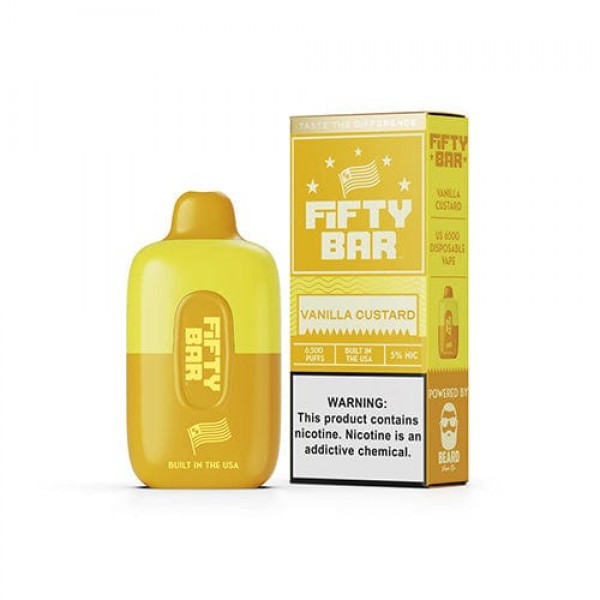 Fifty Bar Disposable Vape (5%, 6500 Puffs)