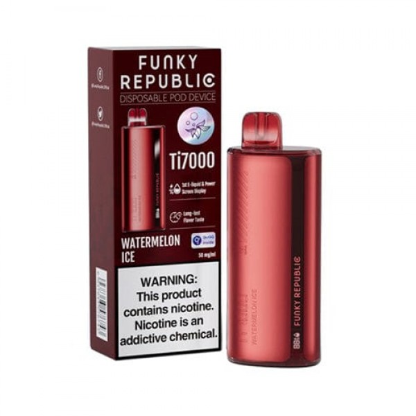 Funky Republic Ti7000 Disposable Vape (5%, 7000 Puffs)