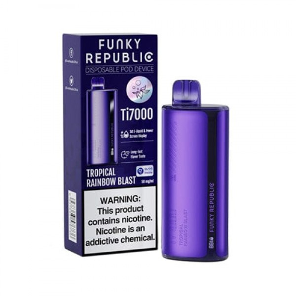 Funky Republic Ti7000 Disposable Vape (5%, 7000 Puffs)