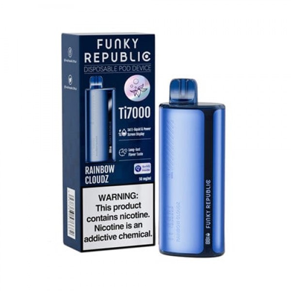 Funky Republic Ti7000 Disposable Vape (5%, 7000 Puffs)