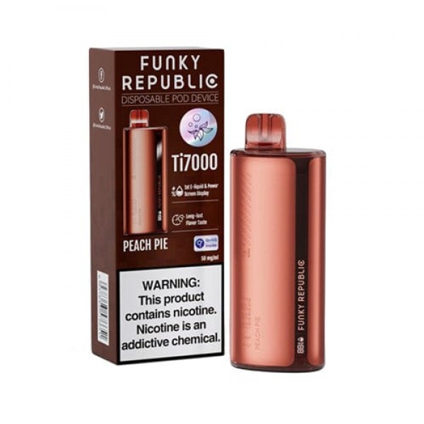 Funky Republic Ti7000 Disposable Vape (5%, 7000 Puffs)