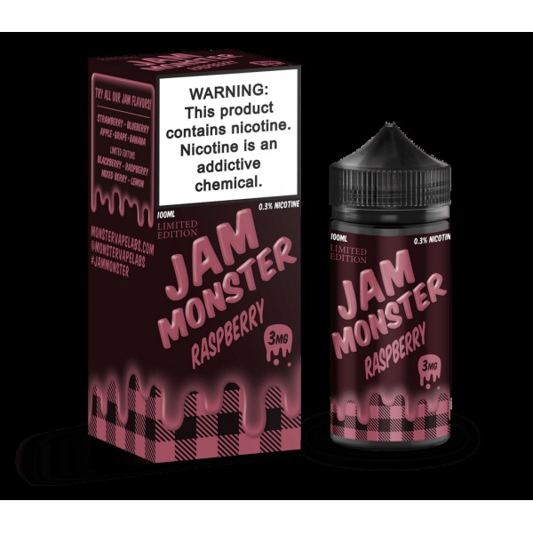 Jam Monster Raspberry 100ml Vape Juice